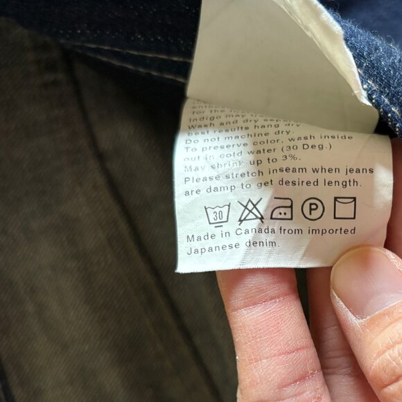 Naked & Famous Weird Guy Tapered Fit Selvedge Button Fly Jeans - Men's Sz 34*34 - Picture 12 of 12